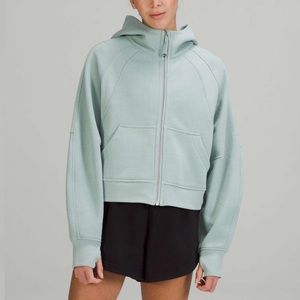 Women’s Lululemon Scuba Oversized Full-zip in Silver blue -Size M/L